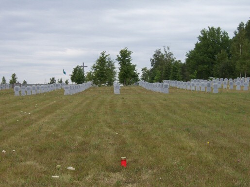 Gräberanlage Friedhof Saldus