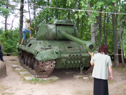 Panzer (Joseph Stalin) im Museum in Zante